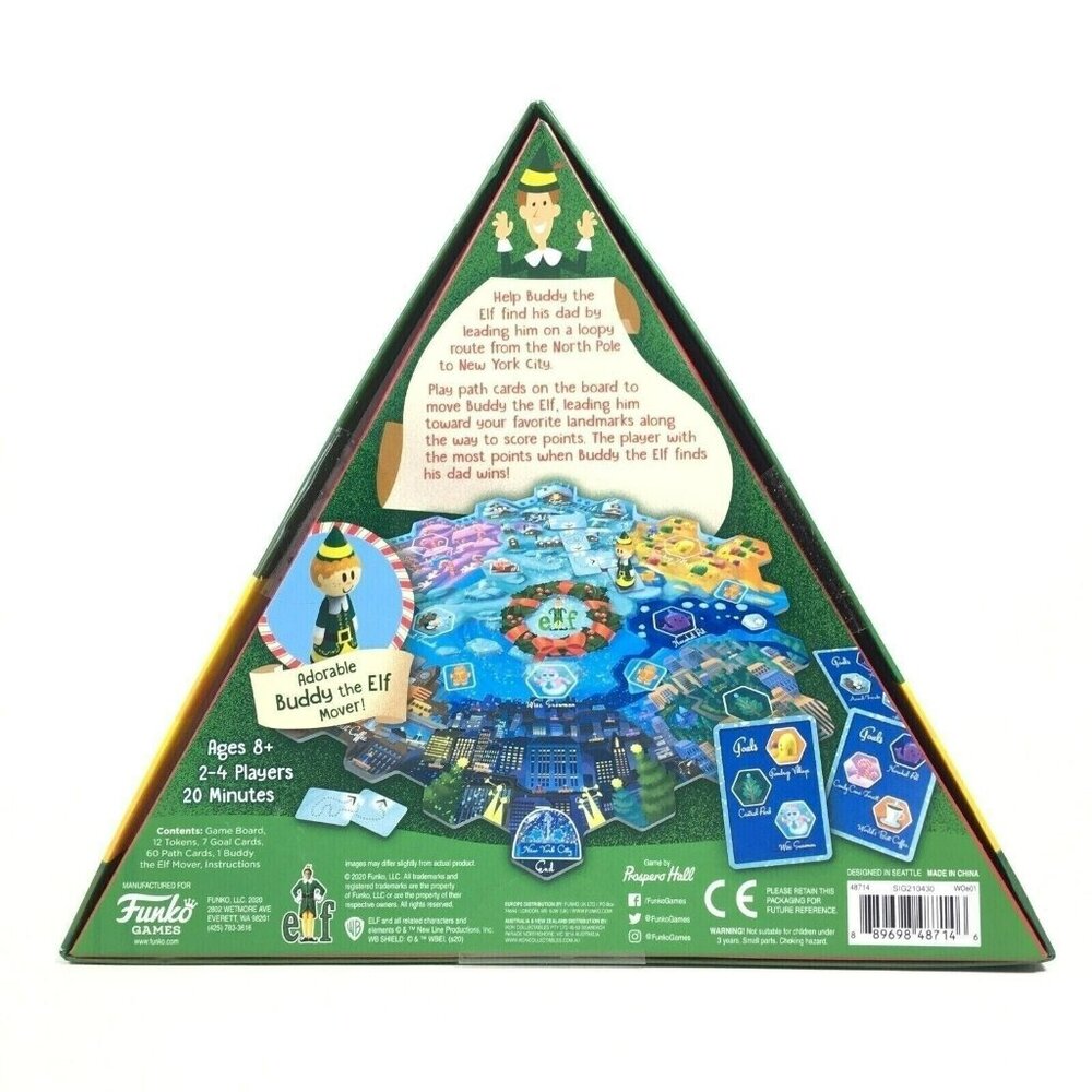 Funko Games Buddy The ELF Journey From The North Pole Board Game - Picture 7 of 11